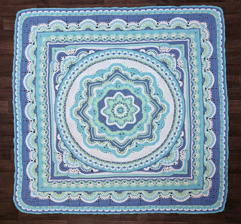 Flourish Blanket Crochet Pattern