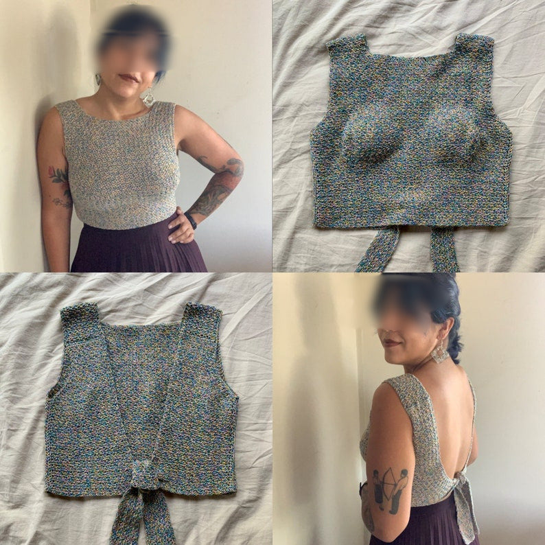 Sunset Tie Top Crochet Pattern