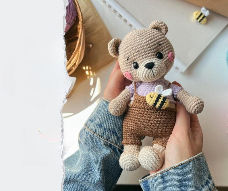 Buzzing Bear Crochet Pattern