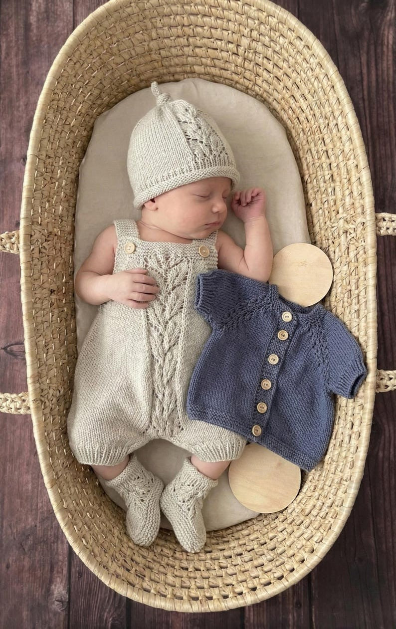 Nest Baby Set Knitting Pattern
