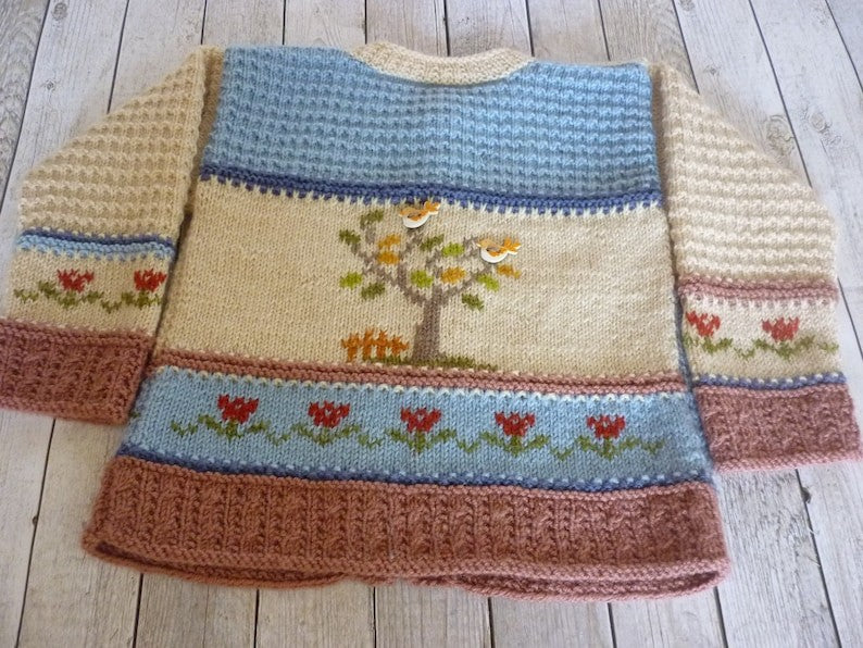 Garden Cardigan Knitting Pattern