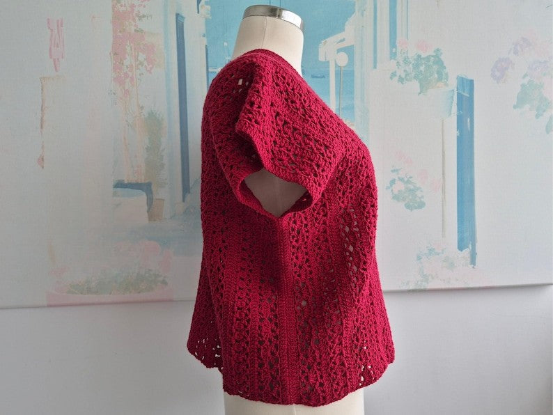 Beach Lace Top Crochet Pattern