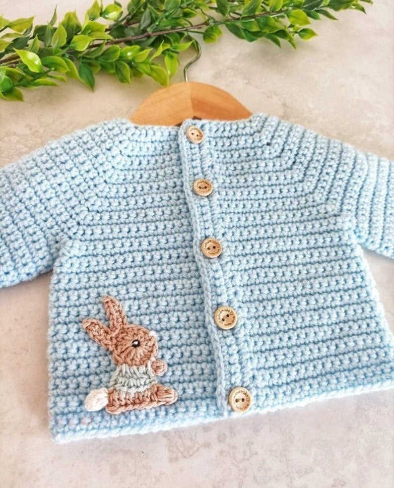 Bunny Cardigan Crochet Pattern