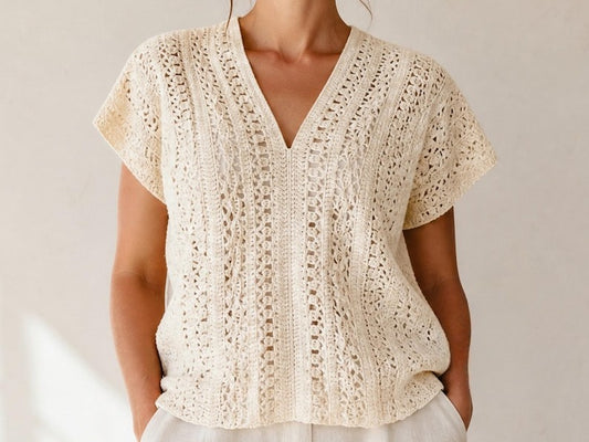Beach Lace Top Crochet Pattern