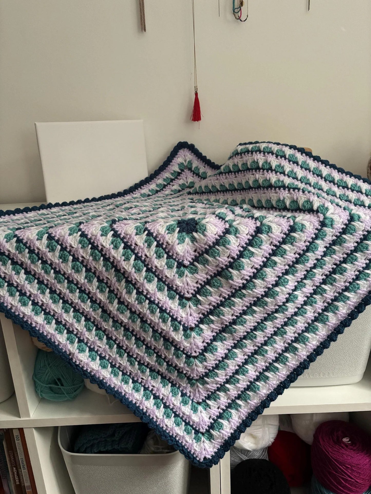 Harvest Square Blanket Crochet Pattern