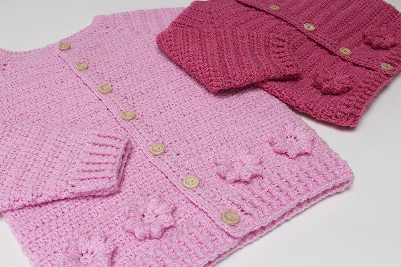 Bloomy Cardigan Crochet Pattern
