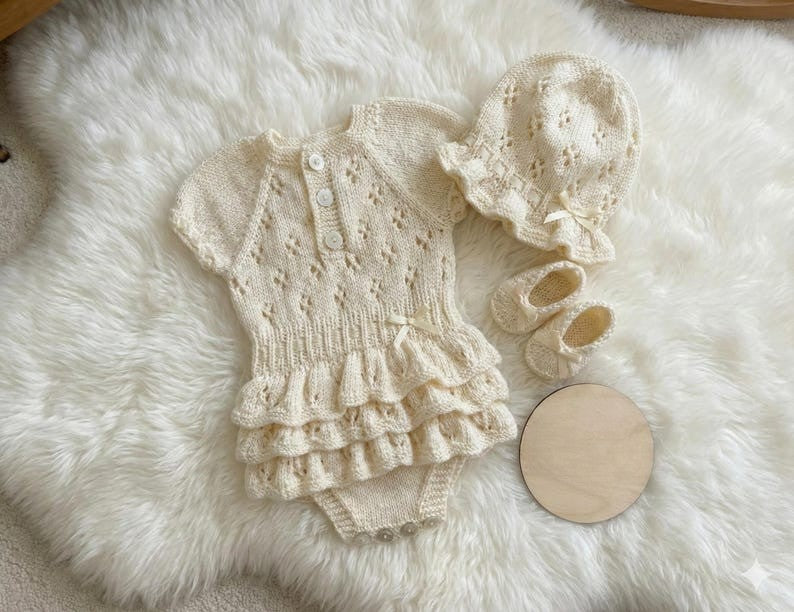Aqua Baby Set Knitting Pattern