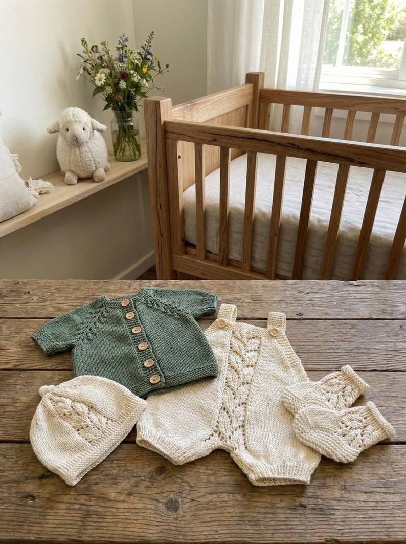 Nest Baby Set Knitting Pattern
