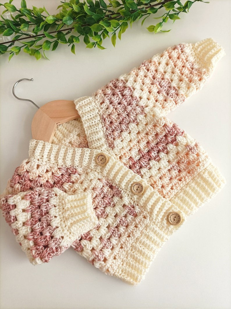 Pastel Granny Cardigan Crochet Pattern