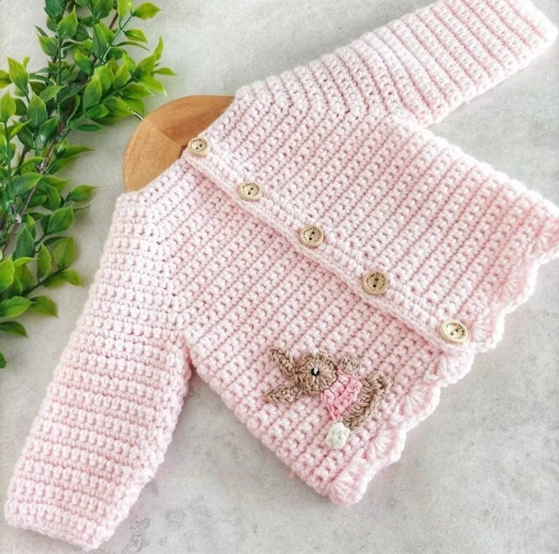 Bunny Cardigan Crochet Pattern