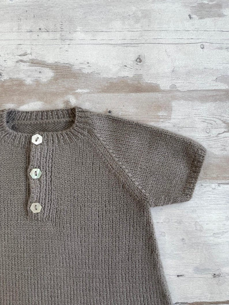 Soft Dune Romper Knitting Pattern