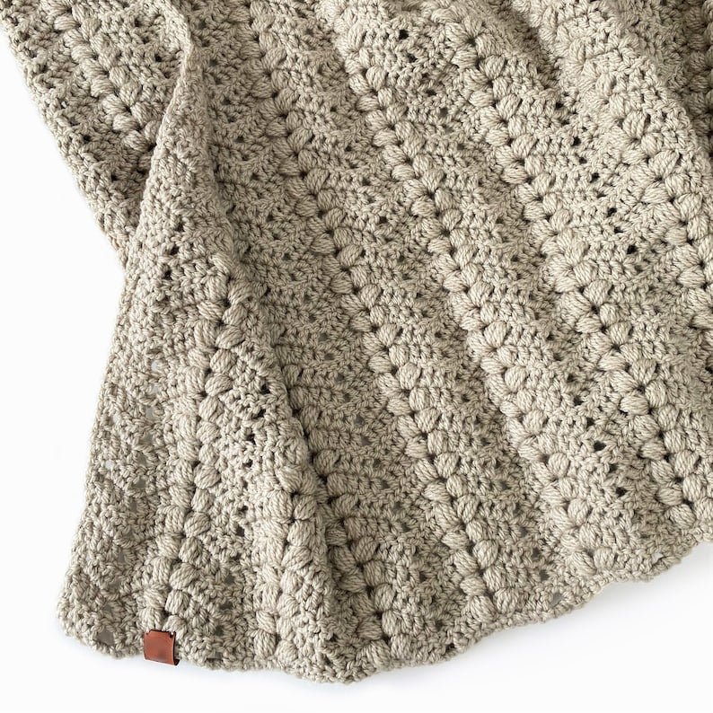 Sandstone Blanket Crochet Pattern