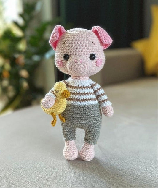 Piggy Friend Crochet Pattern