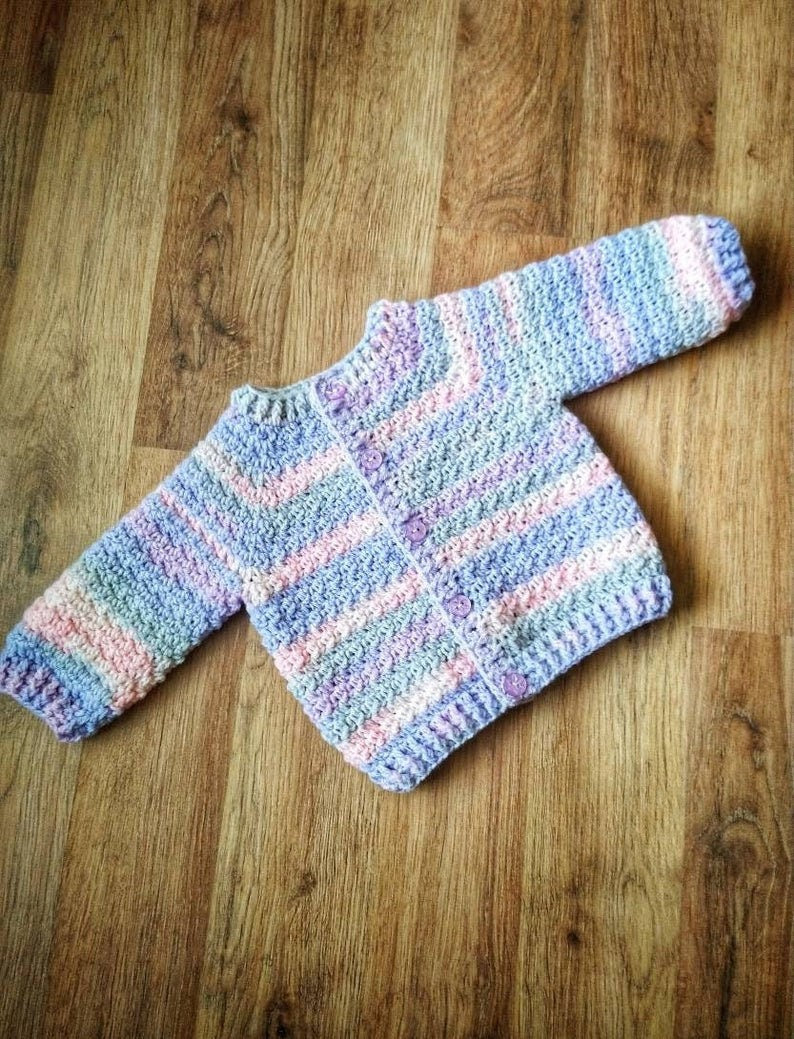 Vanilla Baby Cardigan Crochet Pattern