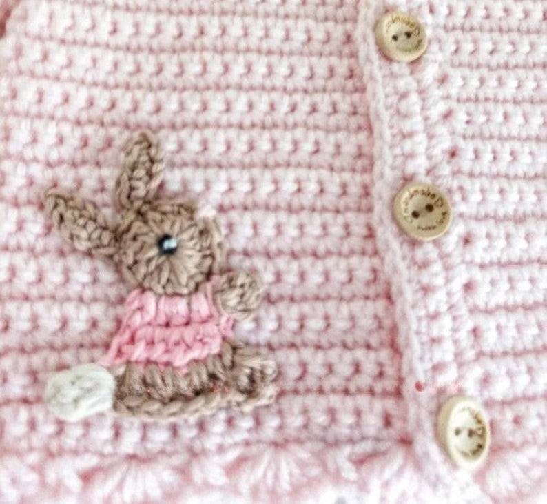 Bunny Cardigan Crochet Pattern