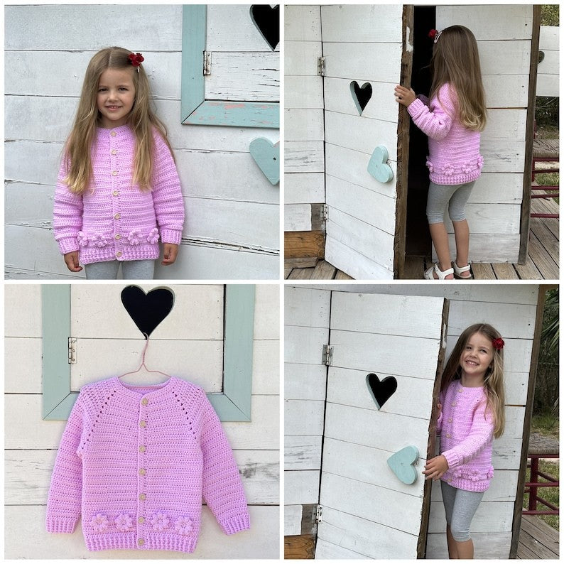 Bloomy Cardigan Crochet Pattern