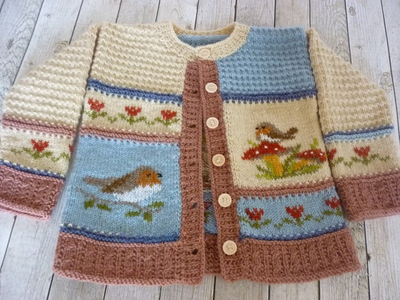 Garden Cardigan Knitting Pattern