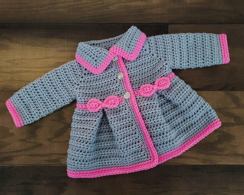 Sweetheart Coat Crochet Pattern