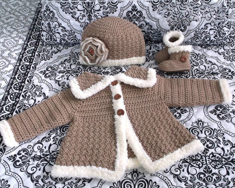 Cocoa Baby Set Crochet Pattern