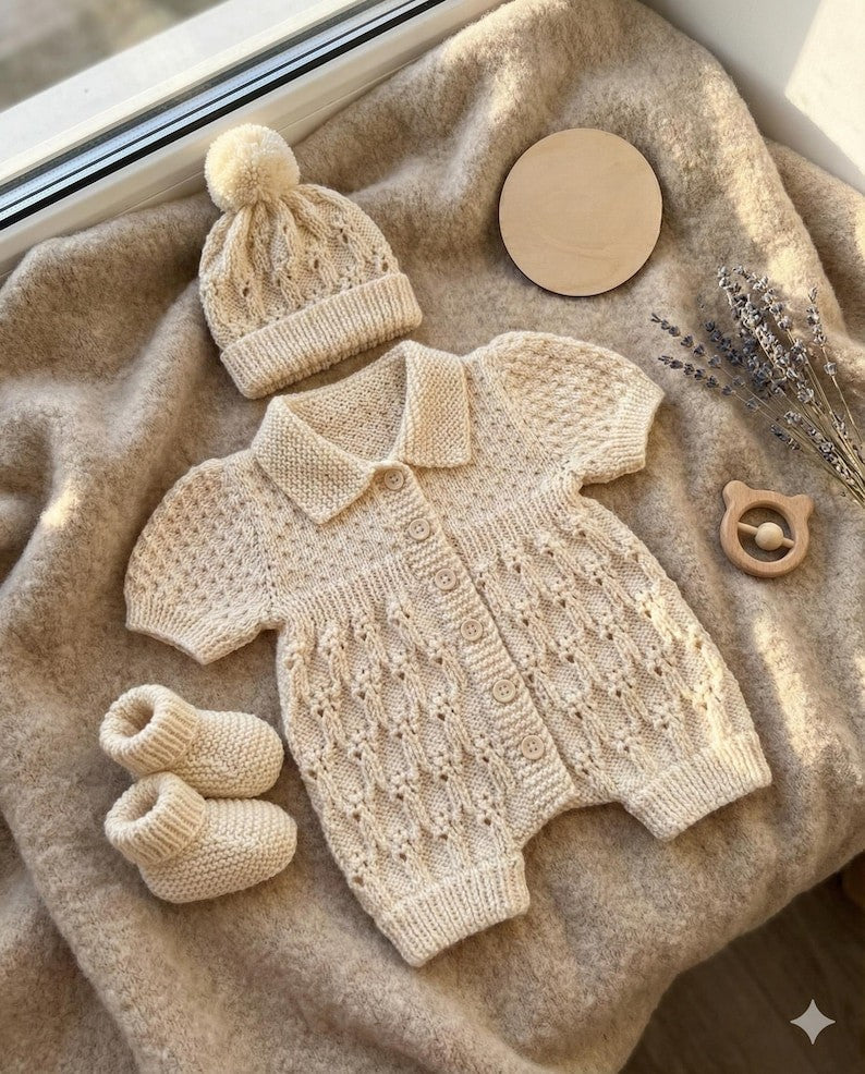 Pure Baby Set Knitting Pattern