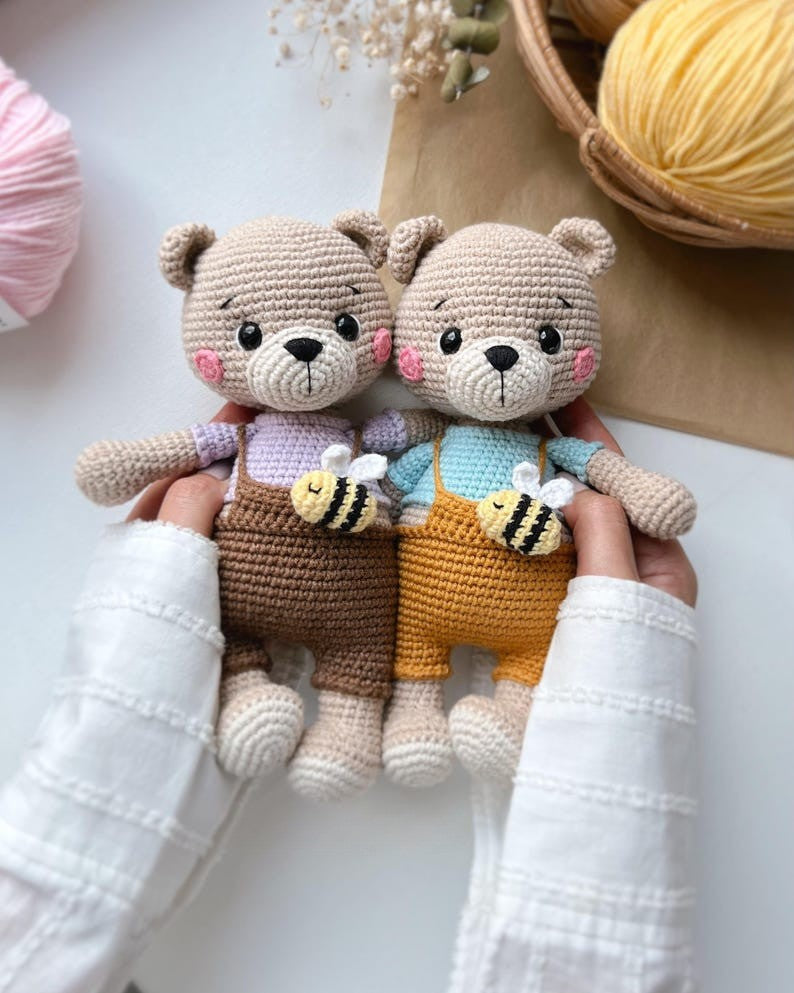 Buzzing Bear Crochet Pattern