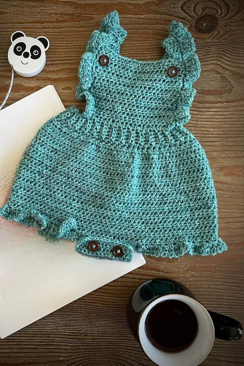 Roseberry Romper Crochet Pattern