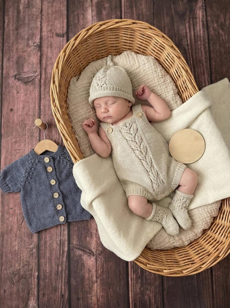 Nest Baby Set Knitting Pattern
