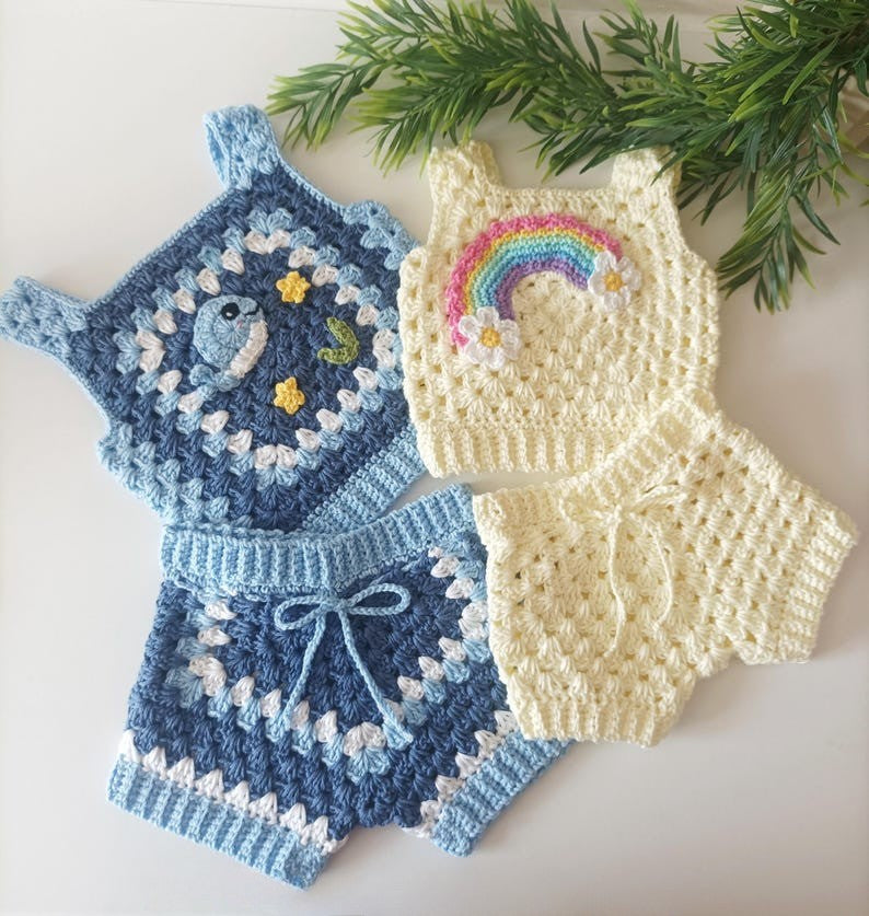 Ocean Whimsy Set Crochet Pattern