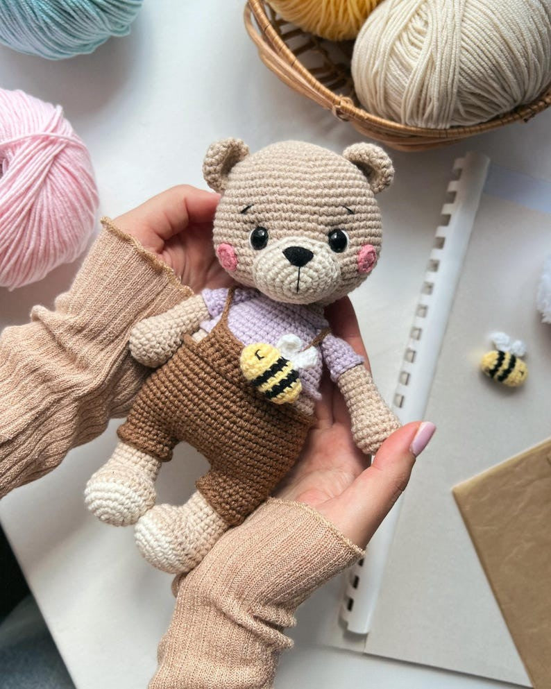 Buzzing Bear Crochet Pattern