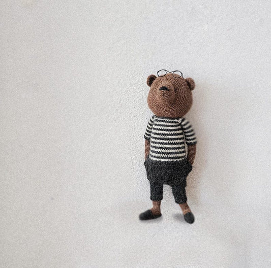 Professor Bear Crochet Pattern