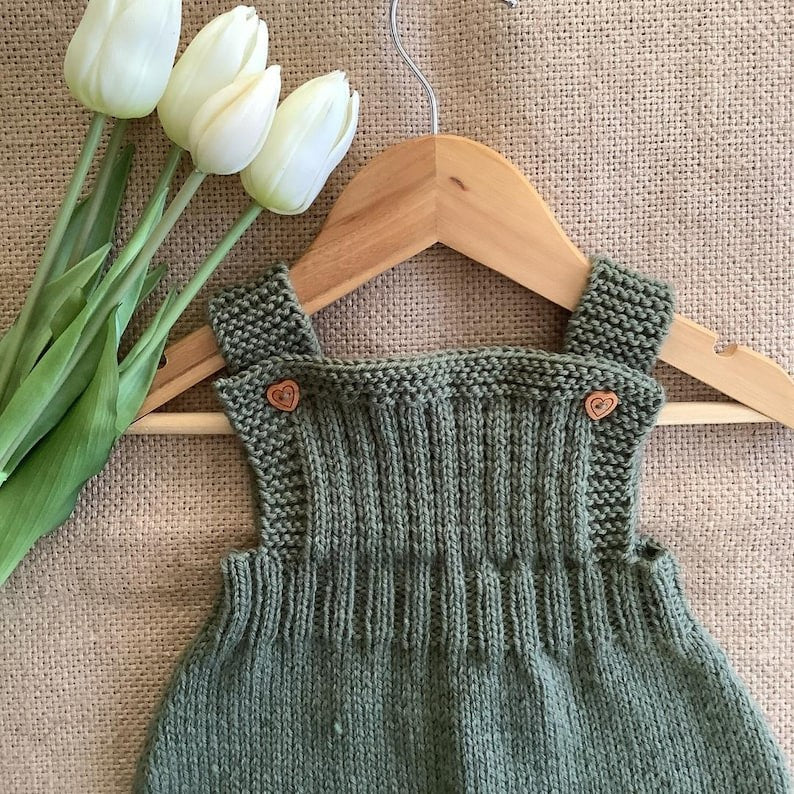 Little Olive Jumpsuit Knitting Pattern