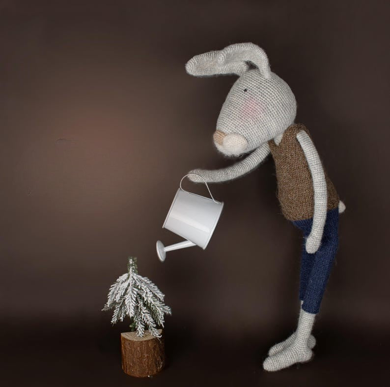Storybook Rabbit Crochet Pattern