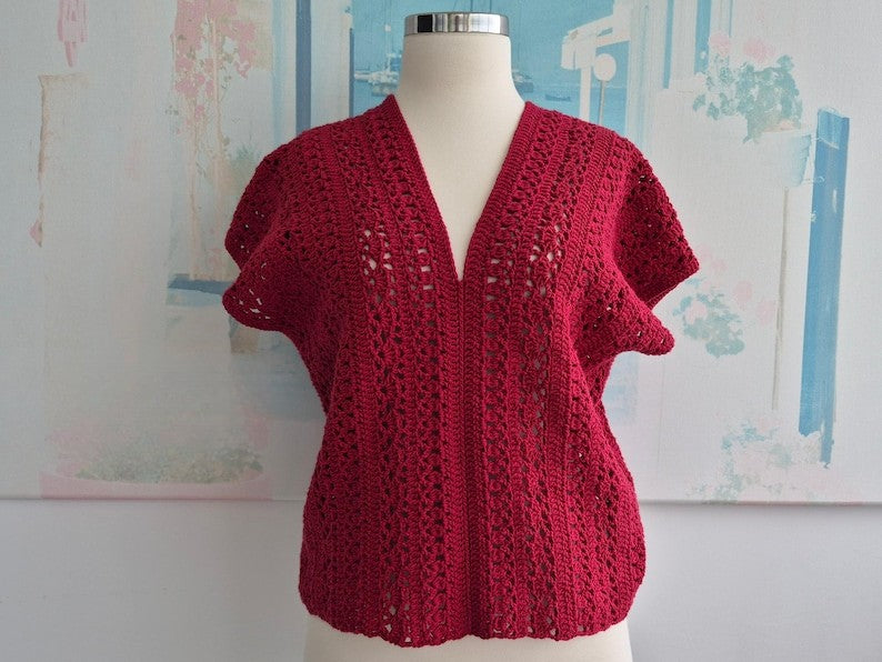 Beach Lace Top Crochet Pattern