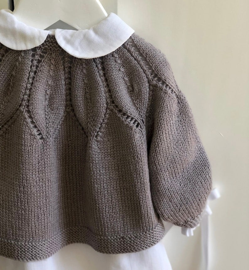 Fleur Baby Cardigan Knitting Pattern