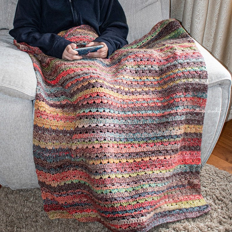 Wildflower Blanket Crochet Pattern