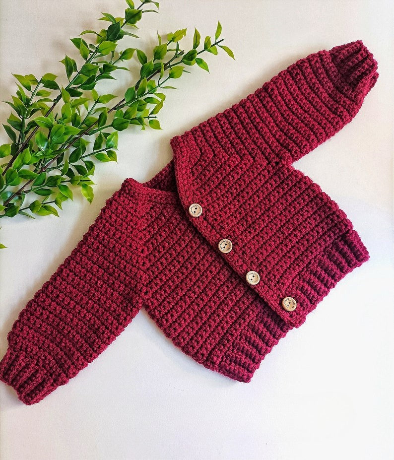 Starfish Cardigan Crochet Pattern