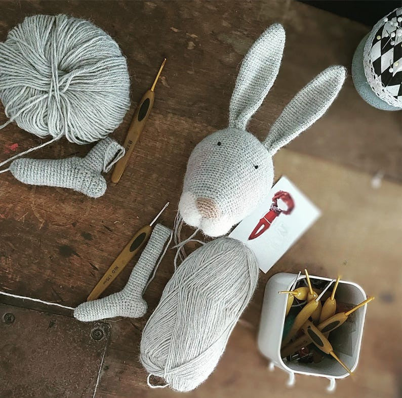 Storybook Rabbit Crochet Pattern