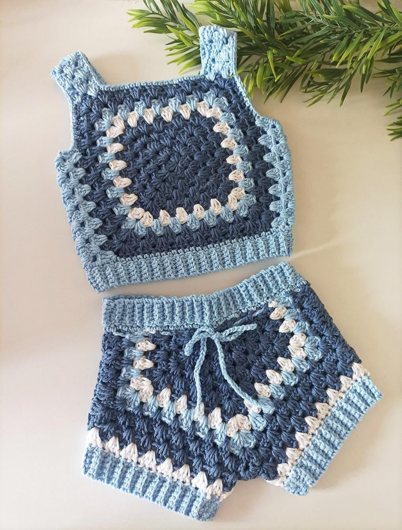 Ocean Whimsy Set Crochet Pattern