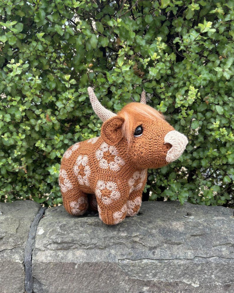 Bloomhorn Cow Crochet Pattern