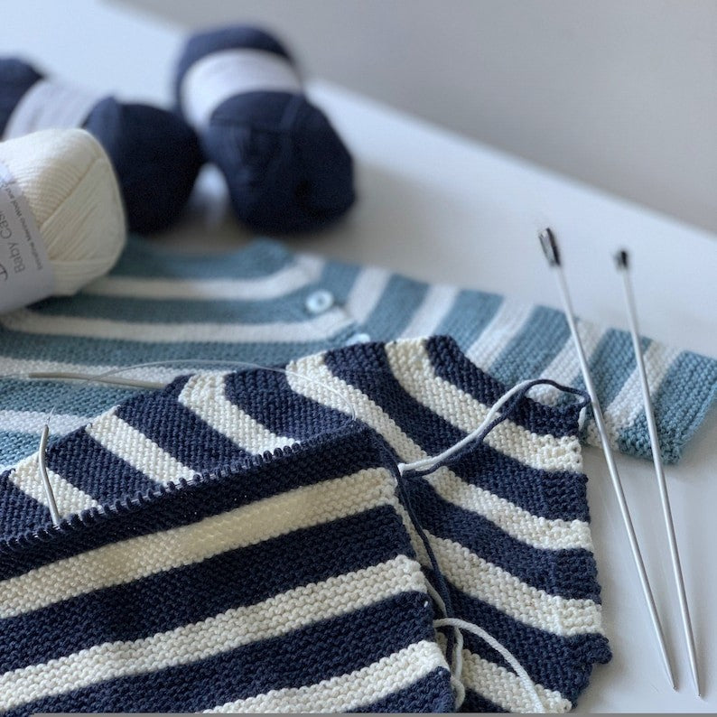 Bluebell Baby Sweater Knitting Pattern