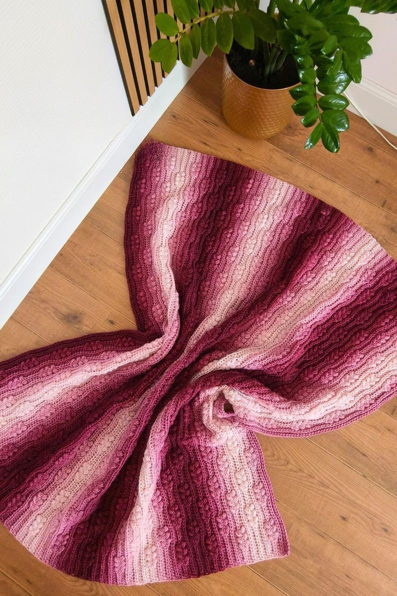 Mulberry Blanket Crochet Pattern