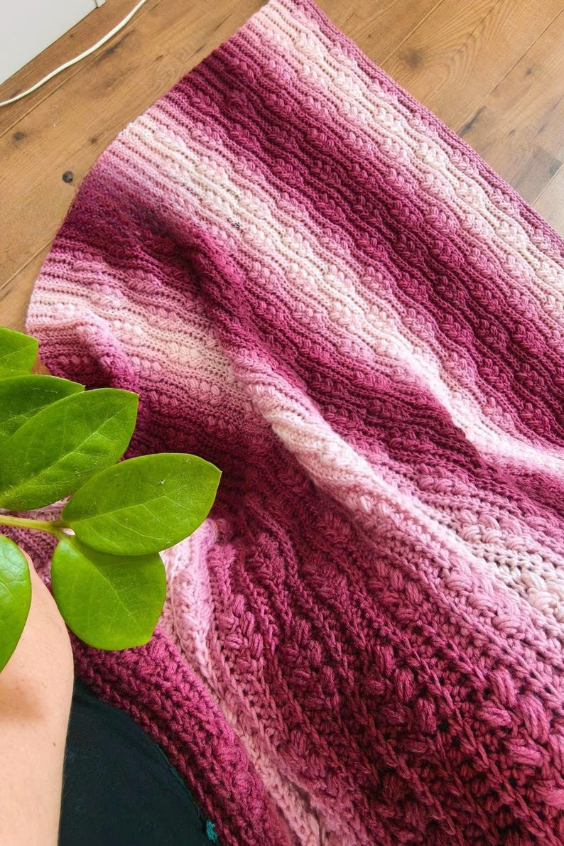 Mulberry Blanket Crochet Pattern