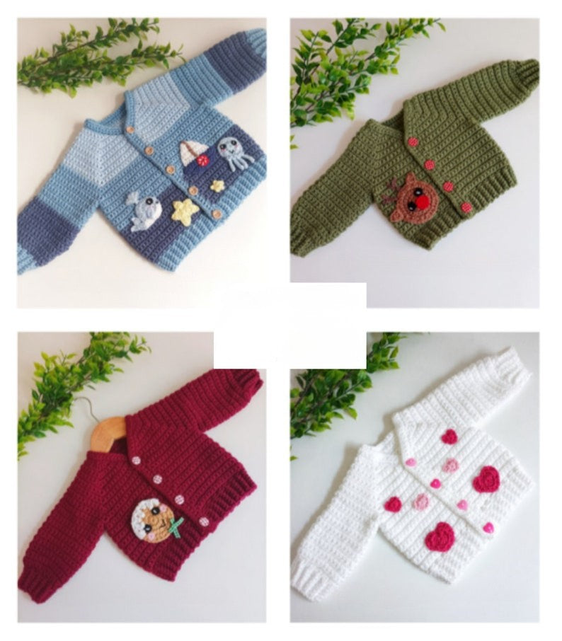 Starfish Cardigan Crochet Pattern