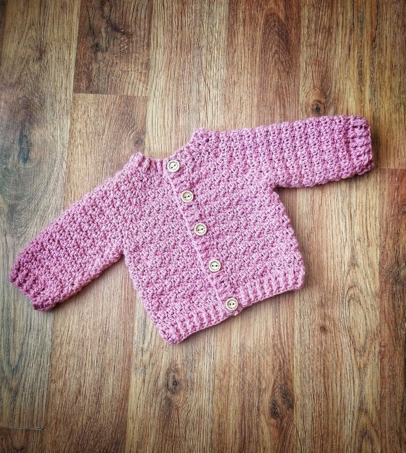 Vanilla Baby Cardigan Crochet Pattern