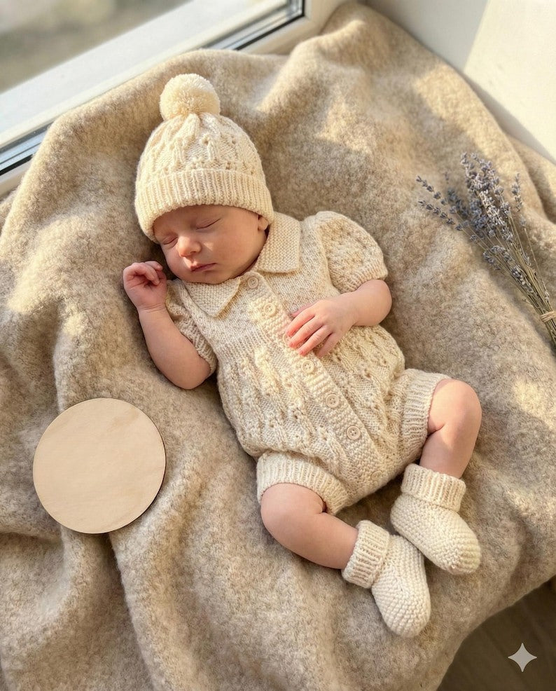 Pure Baby Set Knitting Pattern