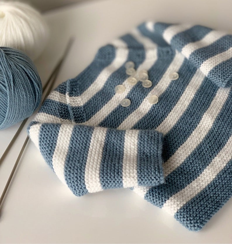 Bluebell Baby Sweater Knitting Pattern