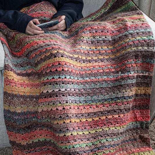 Wildflower Blanket Crochet Pattern