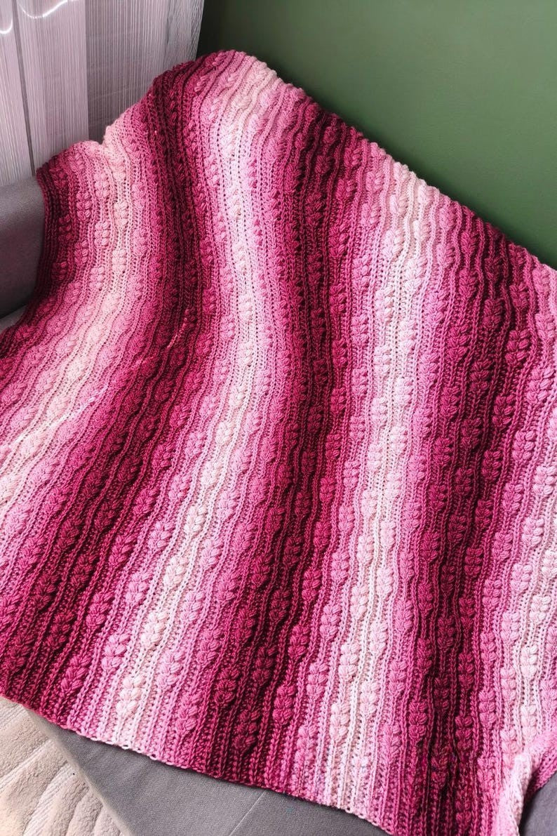 Mulberry Blanket Crochet Pattern