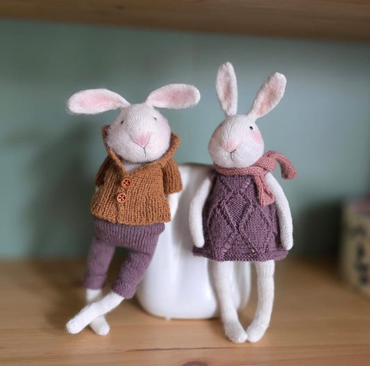 Petal Bunny Knitting Pattern