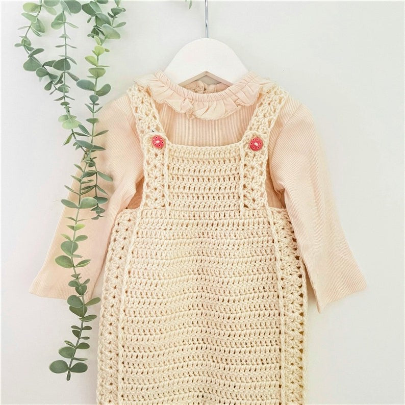 Berry Bloom Overalls Crochet Pattern